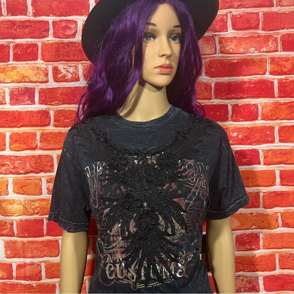 Affliction Women’s T-Shirt - Picture 12 of 13
